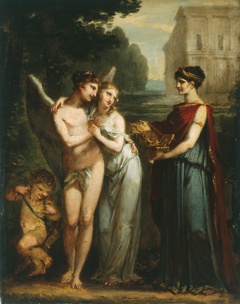 Innocence Choosing Between Love and Riches by Pierre-Paul Prud'hon