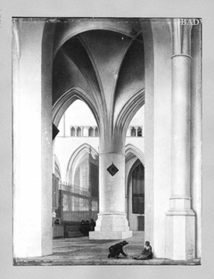 Interior St. Bavo of Harlem 1636 by Pieter Jansz Saenredam