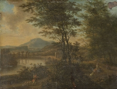 Italian Landscape at Sunset by Willem de Heusch