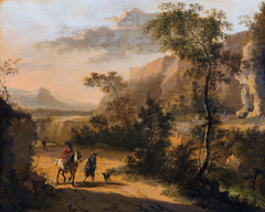 Italian Landscape by Jan Hackaert