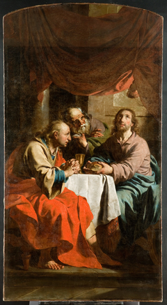 Jesus in Emmaus by Pieter Jozef Verhaghen