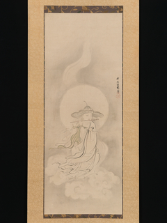 Jizō Bosatsu Playing a Flute by Kanō Tan'yū