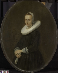 Johanna Bardoel (d after 1667). Wife of Gerard van der Schalcke by Gerard ter Borch II