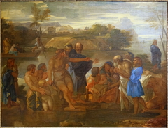 John the Baptist Preaching on the Sea of Tiberias by Sébastien Bourdon