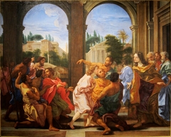 Joseph recognized by his brothers by Giovanni Battista Gaulli