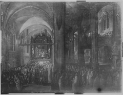 Konzert in einer nächtlichen Kirche by Wolfgang Avemann