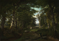 La forêt de Meudon près de Sèvres by Constant Troyon