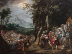 La rencontre de Jacob et de Joseph by Hans III Jordaens