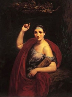 La Sibylle au rameau d'or by Eugène Delacroix