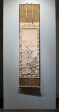 Landsape with Waterfall by Kano Shigenobu