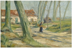 Landscape in Lisseweghe by Valerius de Saedeleer