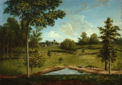 Landscape Looking Toward Sellers Hall from Mill Bank by Charles Willson Peale