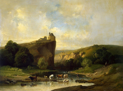 Landscape with a Herd by Eugène Verboeckhoven