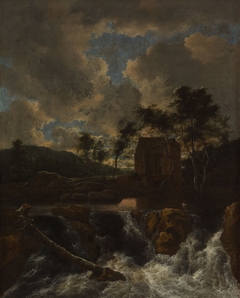 Landscape with a Waterfall by Jacob van Ruisdael