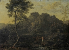 Landscape with Diana and Calliope by Abraham Genoels