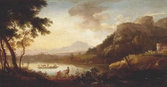 Landscape with Figures by Adriaen van Diest