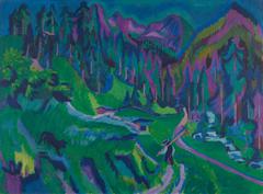 Landschaft Sertigtal by Ernst Ludwig Kirchner