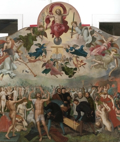 Last Judgment and the Burying of the Dead by Unknown Artist