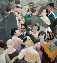 Le Bal Bullier by Jules Flandrin