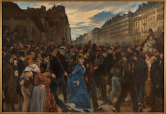 Le départ des mobiles, en juillet 1870 by Alfred Dehodencq