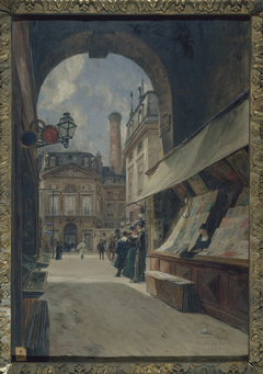 Le passage Vérité et la place de Valois by Paul Schaan