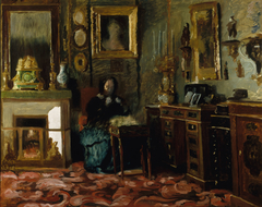 Le salon de Madame de Balzac, rue Fortunée by Jean Gigoux