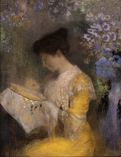 Madame Arthur Fontaine (Marie Escudier, born 1865) by Odilon Redon