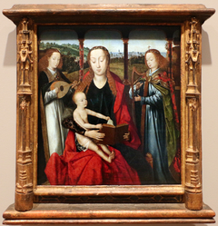 Madonna and Child with Musical Angels by Master of the Legend of Saint Lucy