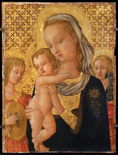 Madonna and Child with two Angels by Giovanni di ser Giovanni Guidi