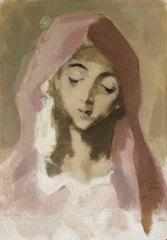 Madonna de la Charité, after El Greco by Helene Schjerfbeck