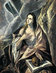 Repentant Saint Magdalene by El Greco