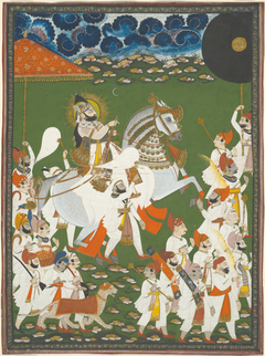 Maharana Bhim Singh in Procession by Anonymous