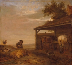 Man Outside a Stable by Paulus Potter