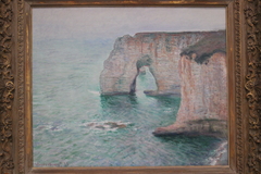 Manne-Porte, Étretat by Claude Monet