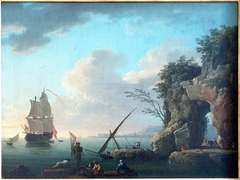 Marine by Calm, Sunset Effect by Claude-Joseph Vernet