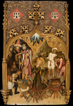 Martyrdom of Saint Lucy by Bernat Martorell