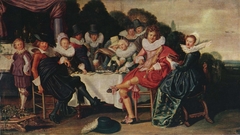 Merry Company in a Garden by Dirck Hals