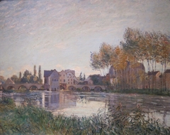 Moret at Sunset by Alfred Sisley