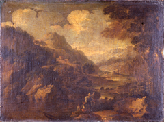 Mountainous Landscape by Salvator Rosa