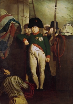 Napoleon Bonaparte on Board the 'Bellerophon' in Plymouth Sound by Charles Lock Eastlake