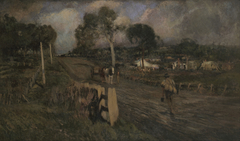 Nearing the township by Walter Withers