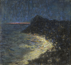 Night motif from Capri by Ants Laikmaa