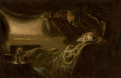 Old Man's Death. Death of the Painter's Father by László Mednyánszky