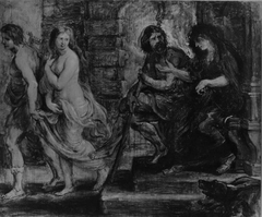 Orpheus leads Eurydice from Hades (Ovid, Metamorphoses, X, 1-39) by Peter Paul Rubens