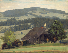 Ospelehof Farm in Hinterzarten by Hermann Dischler