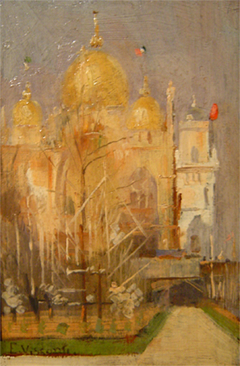 Pavilhão da Itália na Exposição Universal de Paris de 1900 by Eliseu Visconti