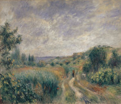 Paysage aux environs d'Essoyes by Auguste Renoir