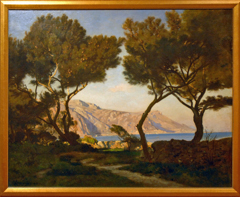 Paysage de la Côte d'Azur by Henri-Joseph Harpignies