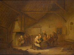 Peasants in the Tavern (In the Tavern) by Bartholomeus Molenaer