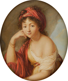 Pelagia z Potockich Sapieha by Elisabeth Louise Vigée Le Brun